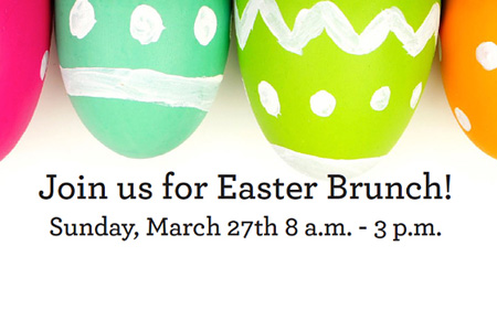 Make Your Easter Brunch Reservation