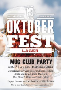 Oktoberfest Mug Club Party