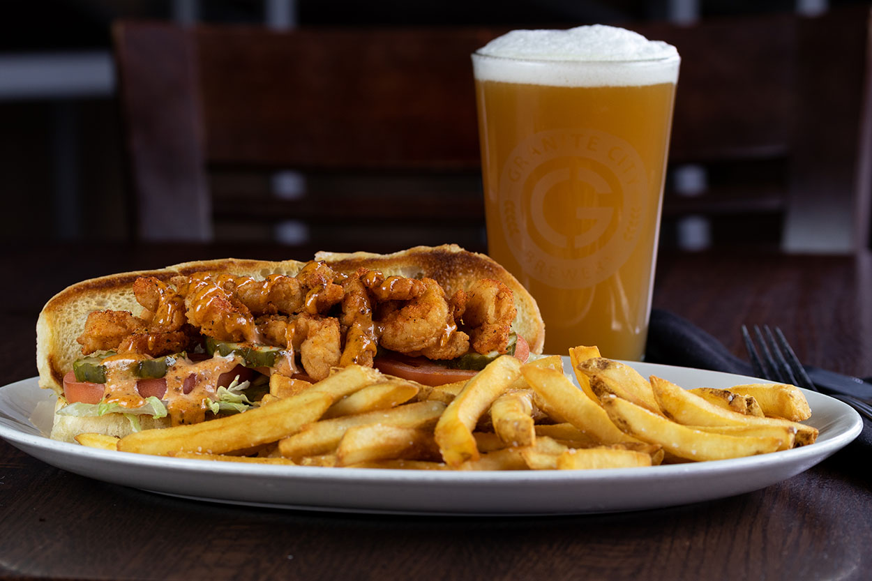 Creole Shrimp Po' Boy